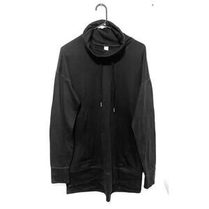 Cowl Neck Tunic Sweatshirt with Pockets